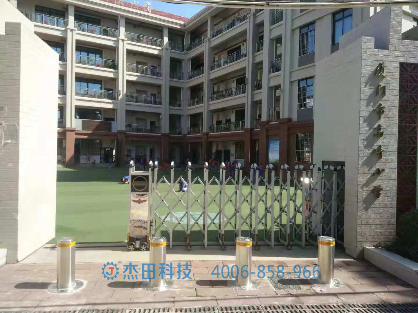 厦门高崎小学升降柱项目